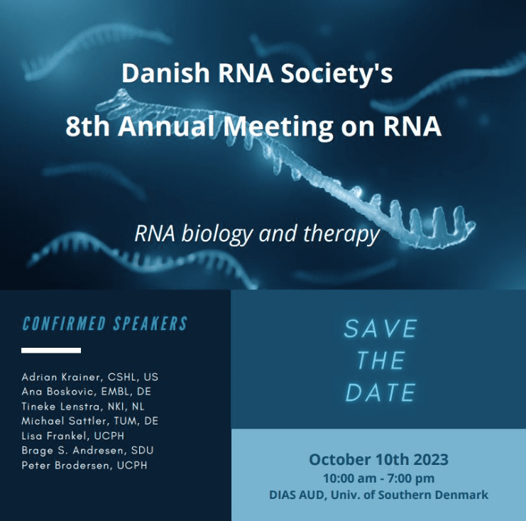 Danish RNA Society’s 8th Annual Meeting on RNA